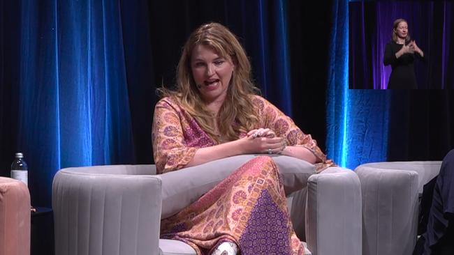 Guardian reporter Amy Remeikis at the Sydney Writers Festival on Sunday.