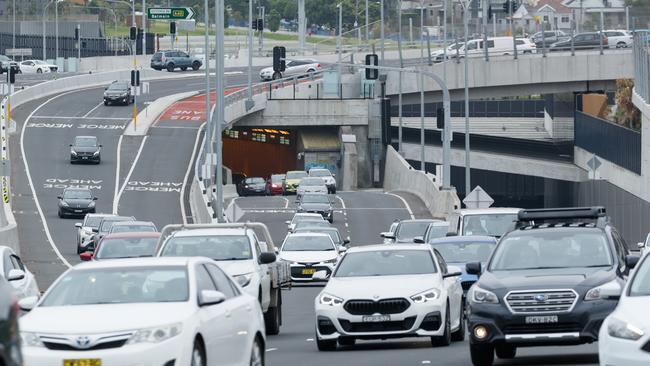 Sydney’s new Rozelle Interchange … which was no help at all to our columnist. Picture: Max Mason-Hubers