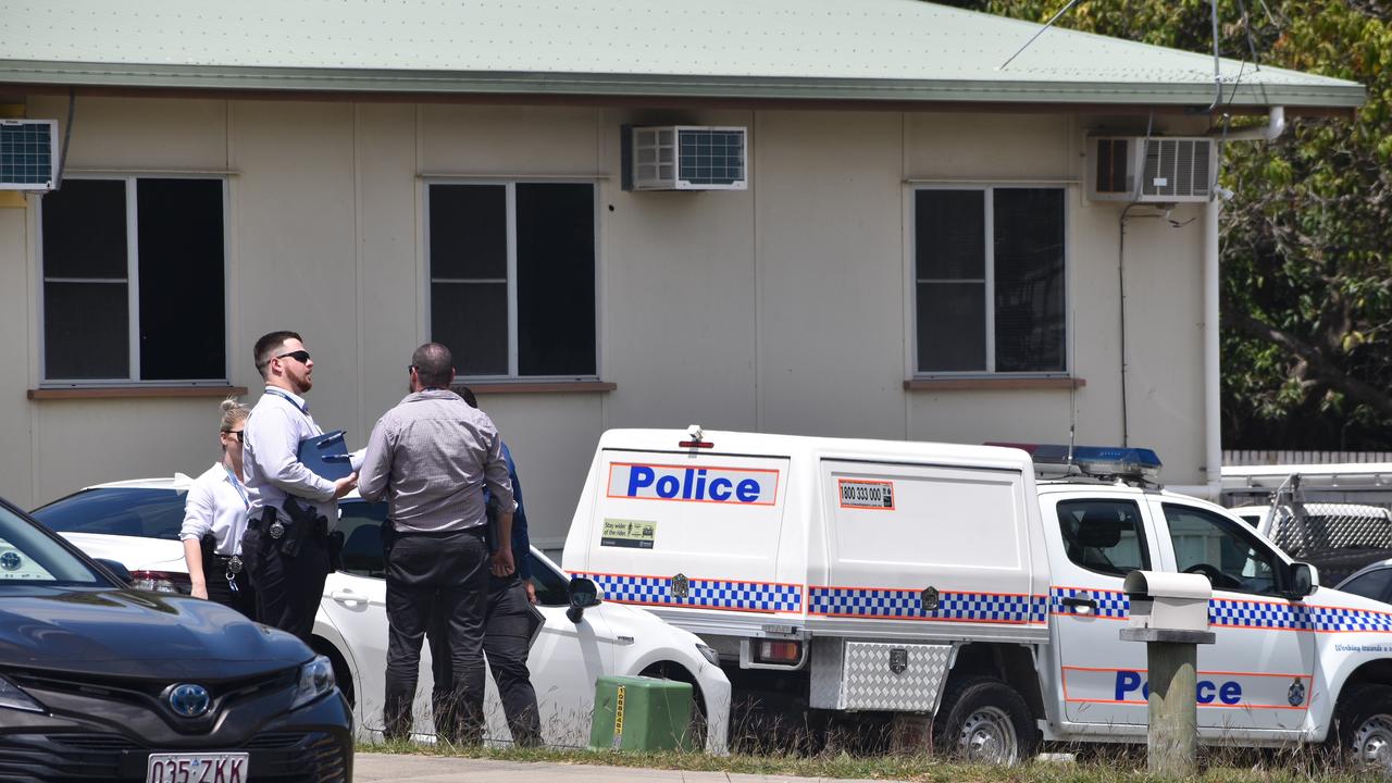 Police are on scene at a North Mackay home after teenage boy was reportedly taken to hospital, with five others receiving treatment. Picture: Matthew Forrest