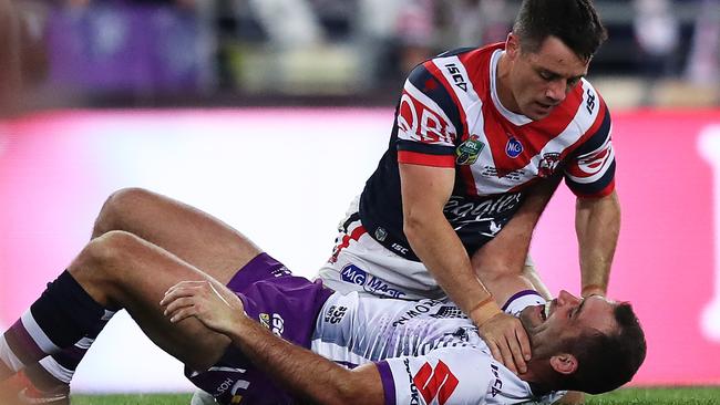 Cronk and Smith will go at it again. (Brett Costello)