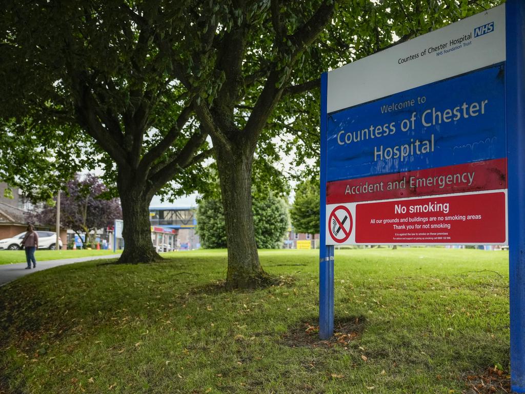 The deaths took place at the Countess of Chester Hospital in Chester, England. (Photo by Christopher Furlong/Getty Images)