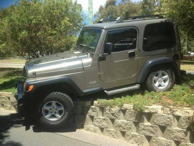 3. I may be wrong, but I’m pretty sure Jeeps aren’t supposed to sit that low at the back. Picture: Facebook