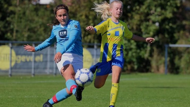 Danielle Warburton received a life-changing phone call – an invitation to the Netherlands and a chance to trial for Dutch football club JVOZ.