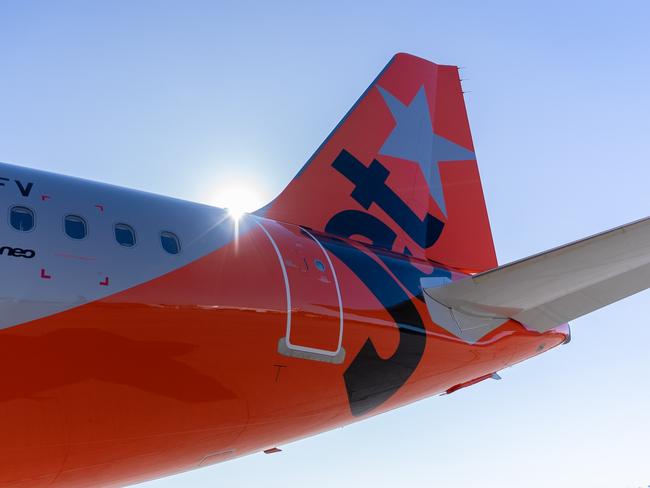 Jetstar's newest aircraft , NEO , to be based in Adelaide adding 58,000 seats on Adelaide-Bali route . Picture: Jetstar ,