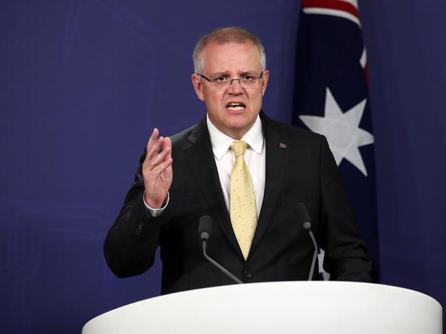 Prime Minister Scott Morrison is said to be seething over a letter from Deb Frecklington. Picture:  Cameron Spencer/Getty Images