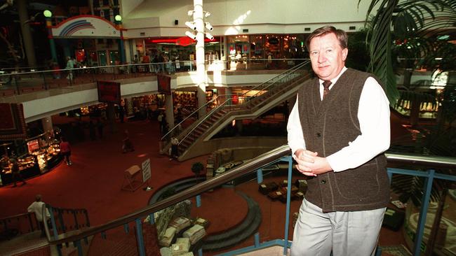 Warwick Hoy, manager of Carindale shopping centre in 1996.