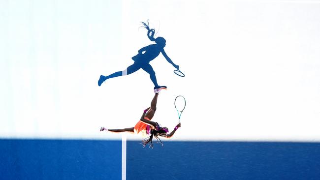 Graceful: Coco Gauff in action. Picture: Scott Barbour/Tennis Australia