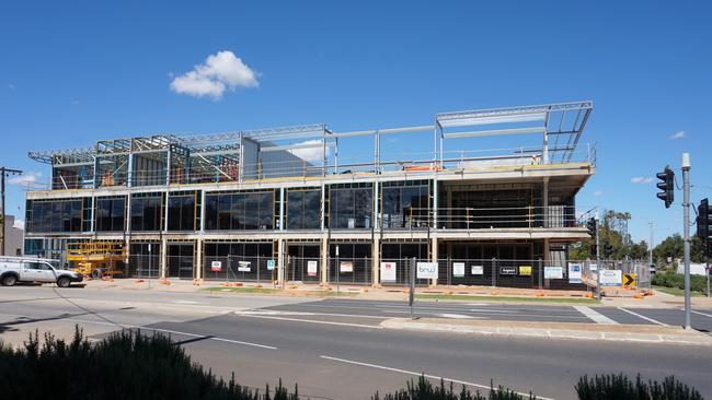 NOW: The new development on the corner of Deakin Ave and Ninth St in Mildura. Picture: Michael DiFabrizio