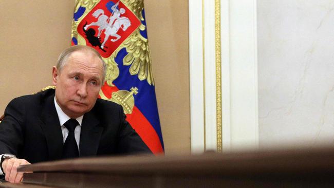 Russian President Vladimir Putinappears unmoved by sanctions. Picture: Sputnik/AFP