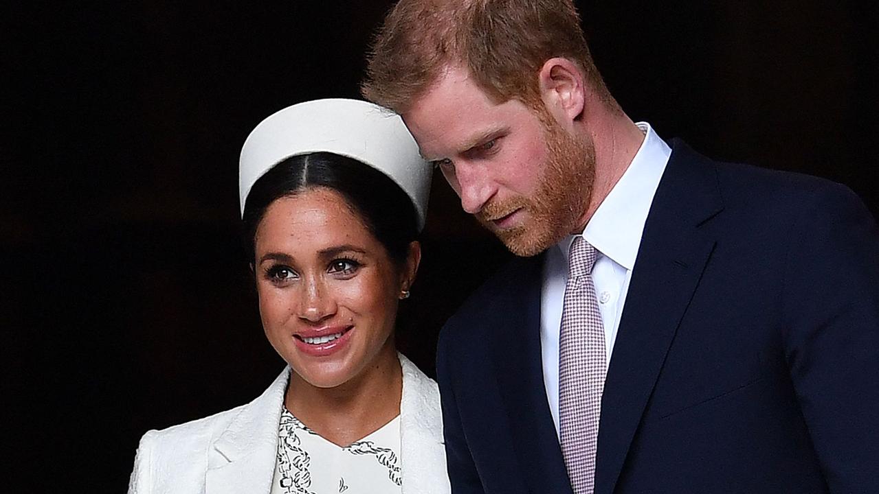 After a very public start to 2021, Harry and Meghan will soon make a retreat. Picture: Ben STANSALL / AFP