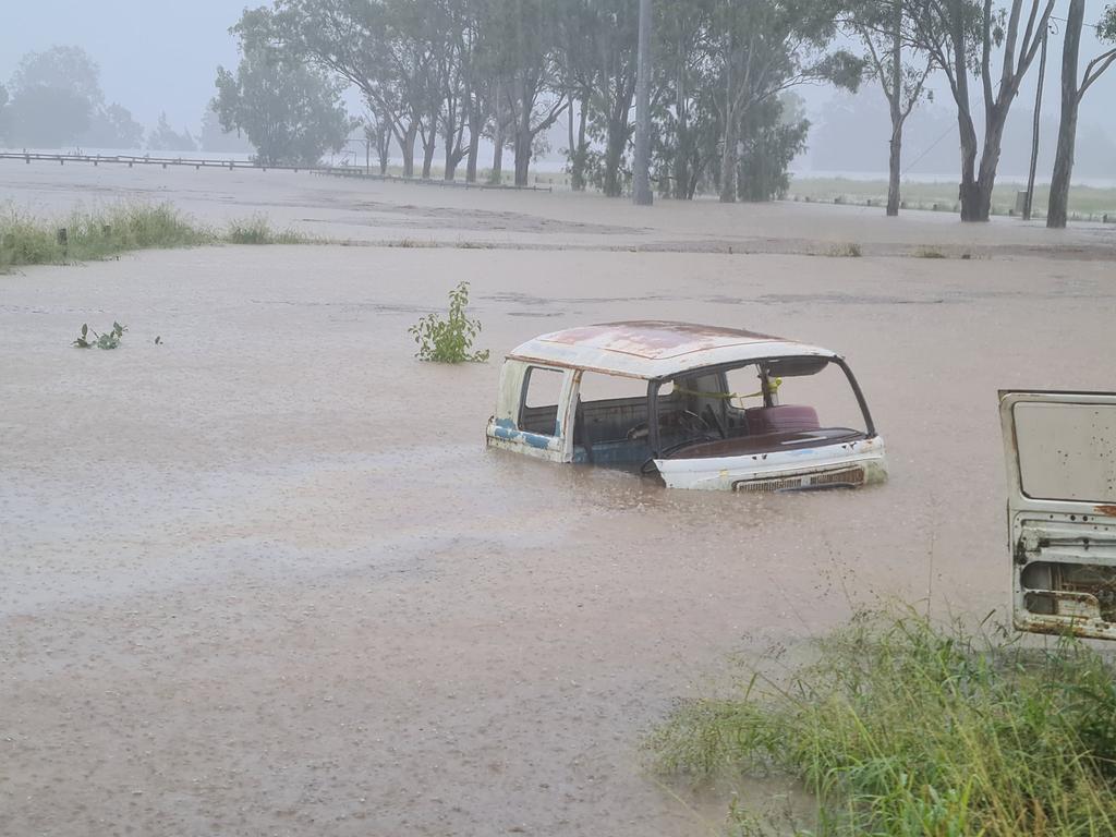 Flooding in Grantham. The town is expected to have its worst rainfall since the deadly floods of 2011. Picture: VanZelst Restorations