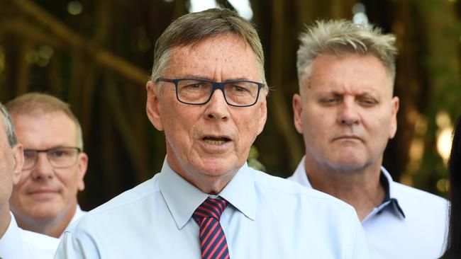 Terry Mills has defended his fracking flip-flop, saying he doesn’t believe the ‘pipe dream’ will improve the Territory’s finances. Picture: Katrina Bridgeford