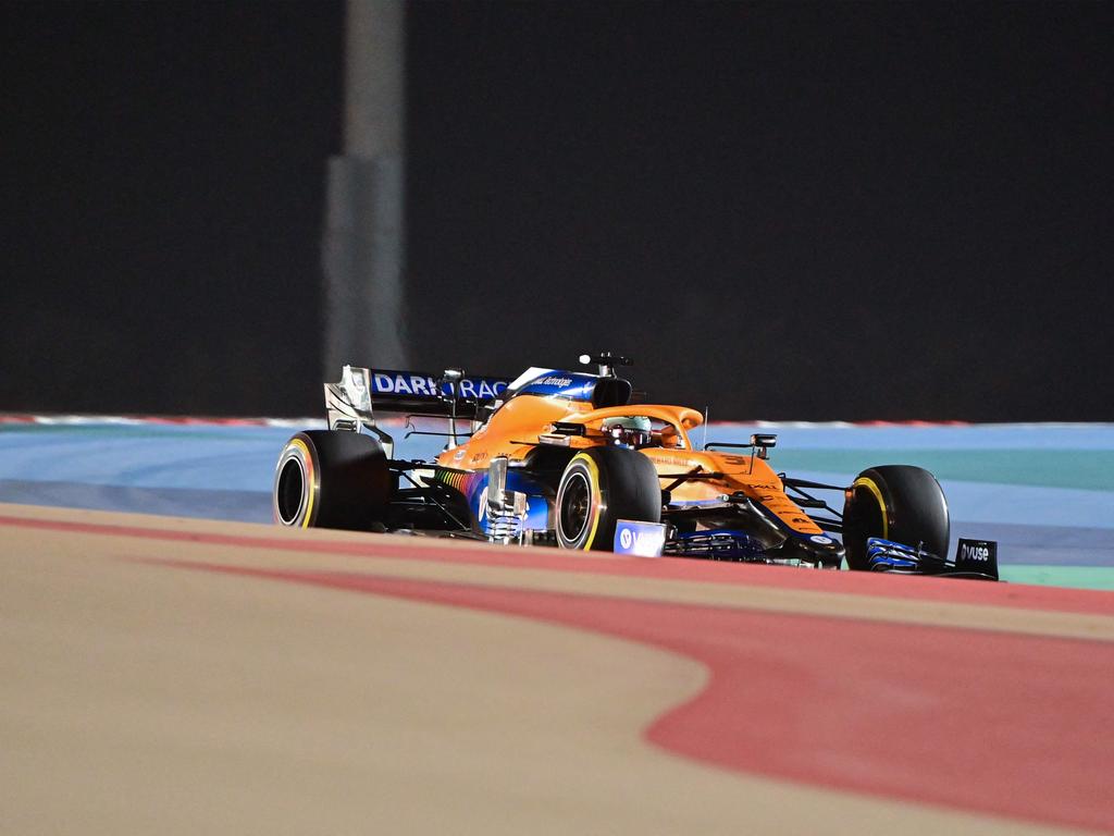 Daniel Ricciardo drives during the Bahrain Formula One Grand Prix. (Photo by ANDREJ ISAKOVIC / AFP)