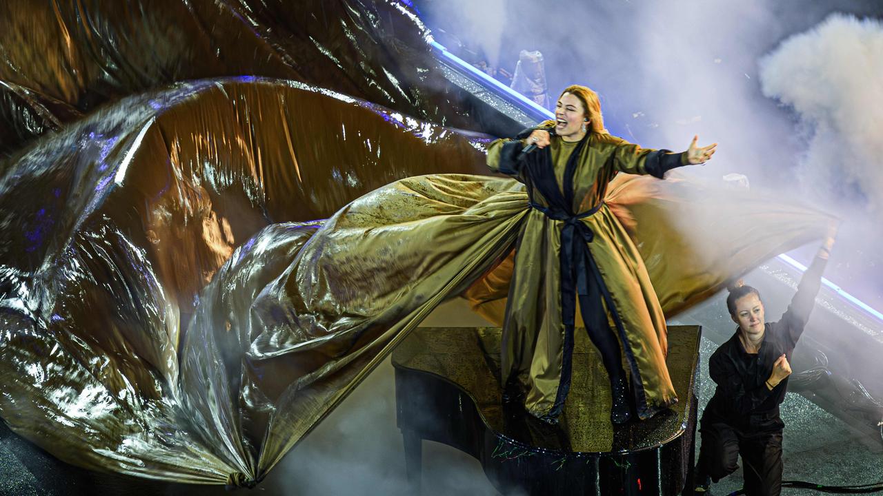 French singer Santa performs during the Paris 2024 Paralympic Games Closing Ceremony at the Stade de France on September 8. Picture: Francois-Xavier Marit/AFP