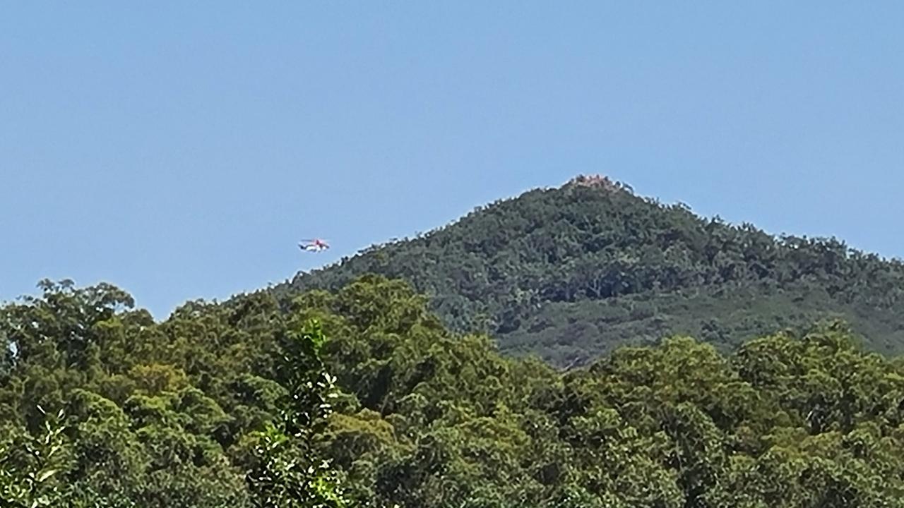 A rescue helicopter has been deployed to the Glass House Mountains after a "significant" fall was reported.