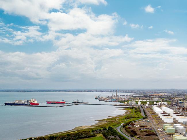 Viva Energy floating gas terminal near Geelong Picture: Supplied,