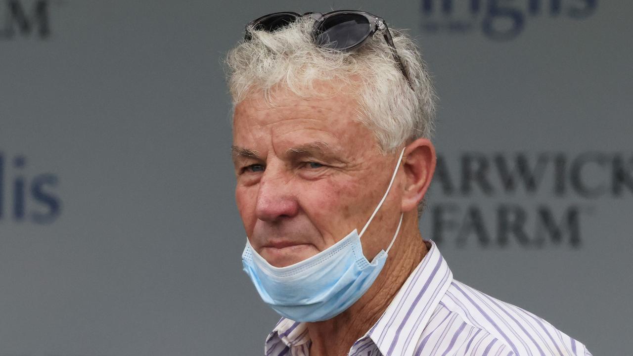 SYDNEY, AUSTRALIA - JANUARY 26: Greg Hickman looks on during Australia Day at Warwick Farm Racecourse on January 26, 2021 in Sydney, Australia. (Photo by Mark Evans/Getty Images)