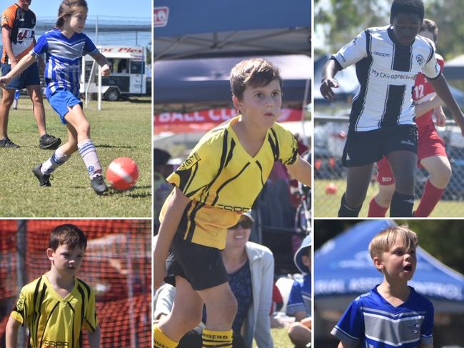 Muscle Garden Junior Soccer Carnival mash. Picture: Matthew Forrest