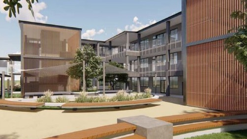 Artist impressions for the redevelopment of Newcastle High School. Picture: School Infrastructure