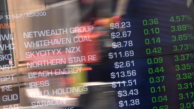 Wednesday was set for a busy day of earnings results. Picture: AAP