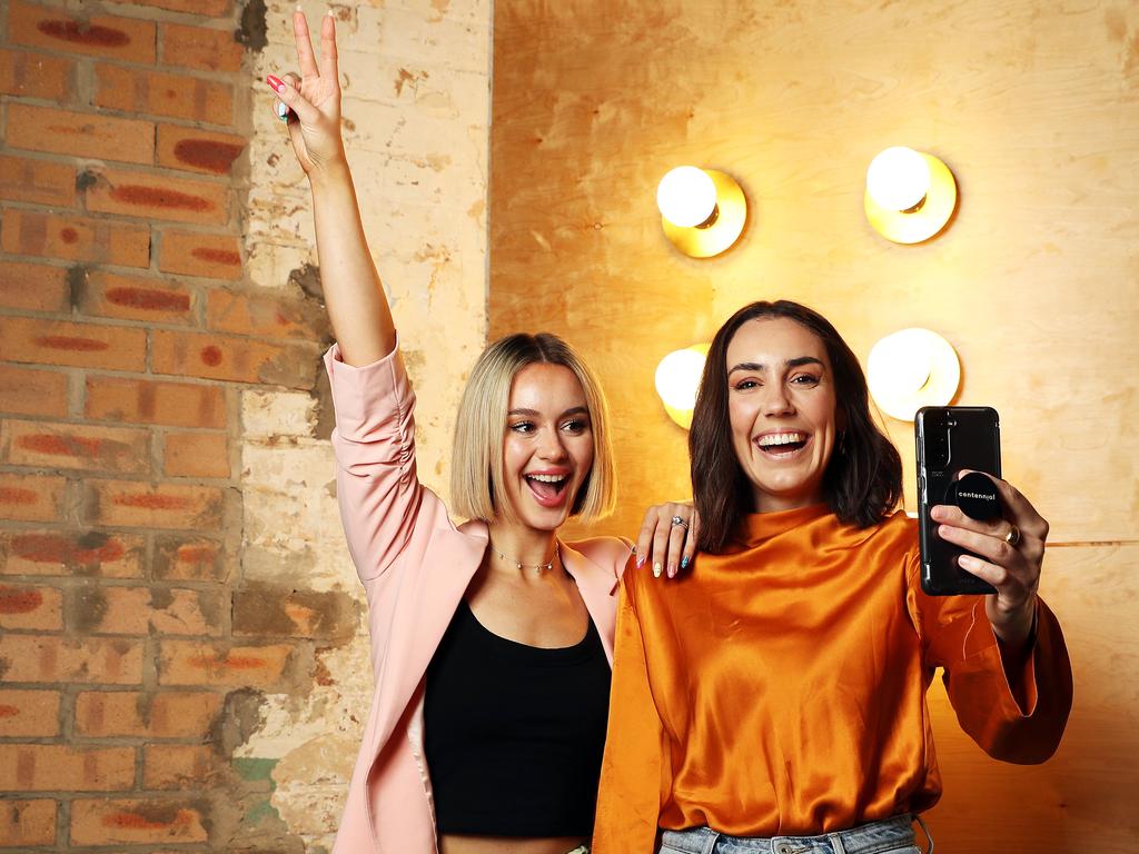 Centennial Beauty co-founders Lauren Meisner and Jordyn Christensen plan to ask all job applicants for TikTok videos from now on. Picture: Tim Hunter.