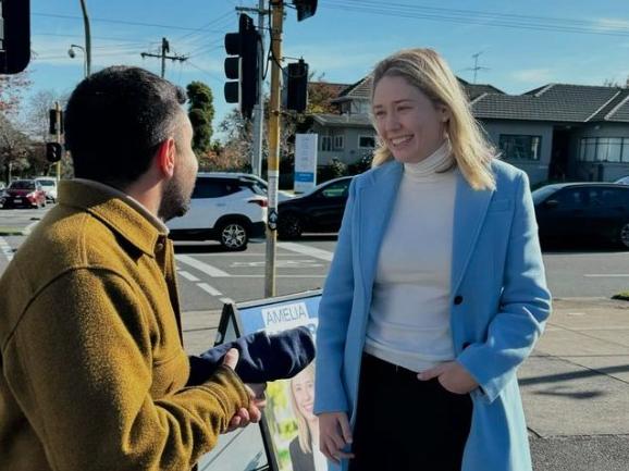 Liberal candidate for Kooyong Amelia Hamer. Picture: Instagram