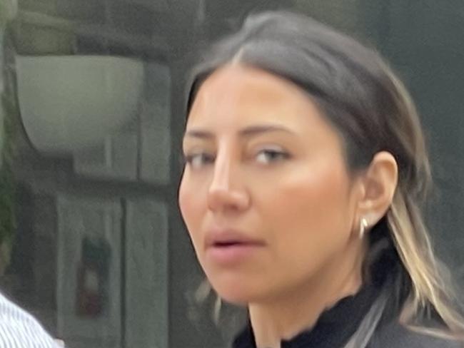 A student was recruited as aÂ ârunnerâ to sell and deliver cocaine for her friend â who allegedly ran a syndicate in Sydneyâs affluent suburbs â only one month after she finished parole for supplying drugs, a court has heard. Police allege Rahab Lopez Cespedes (brown hair), 34, ran a cocaine syndicate known asÂ âEmilyâ from her San Souci apartment where she took orders from customers via encrypted apps on a central phone. Former hairdresser Mikaela Jane Turner (blonde hair), 29, sold 4.5g of cocaine in exchange for $2300 during one night in October last year and pleaded guilty to supplying prohibited drugs. Pictured with lawyer Ahmed Dib outside Sutherland Local Court on October 17, 2023. Picture: Ashleigh Tullis