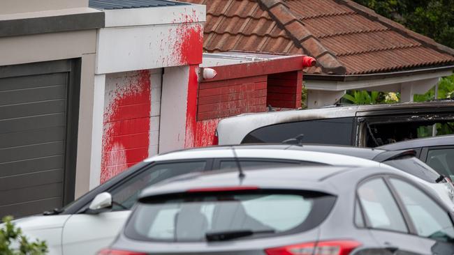 Multiple cars and at least one home in the heart of a prominent Jewish community have been targeted by vandals in another anti-Semitic attack in Sydney's east.. Picture: NewsWire/ Thomas Lisson