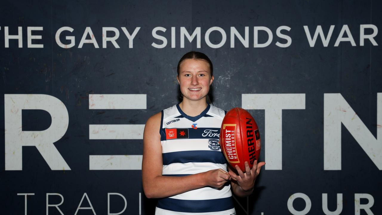 Geelong AFLW draftee Chantal Mason. Picture: Brad McGee/ Geelong Cats