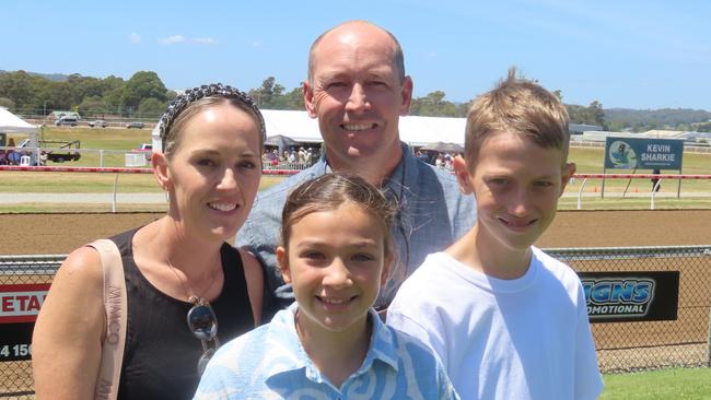 Kerry Condon, Cameron Condon, Lincoln Condon and Ava Portelli. Picture: Jon Tuxworth