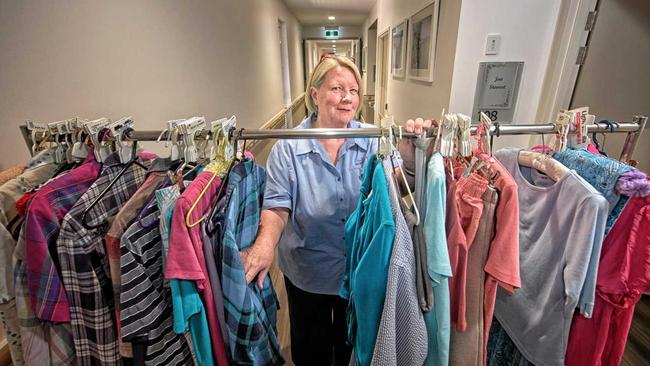 Pam Whelan is a finalist in the 2016 Aged Care Hospitality Awards for her work in the laundry at The Whiddon Group Grafton.. Picture: Adam Hourigan