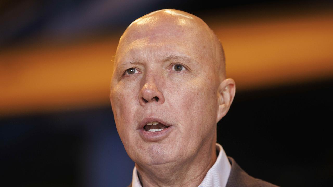 Peter Dutton has accused Anthony Albanese of overreacting in his response to the Scott Morrison secret ministries revelations. Picture: NCA NewsWire / David Swift