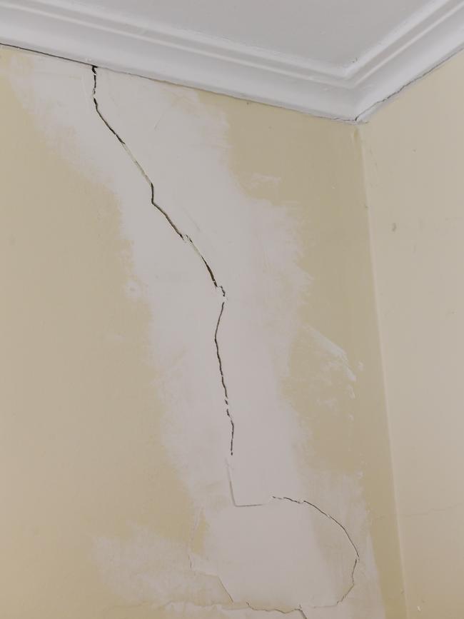 Cracks could indicate settling or structural issues. Picture: RoyVPhotography