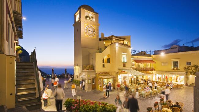 The main square of Capri. Picture: Getty Images