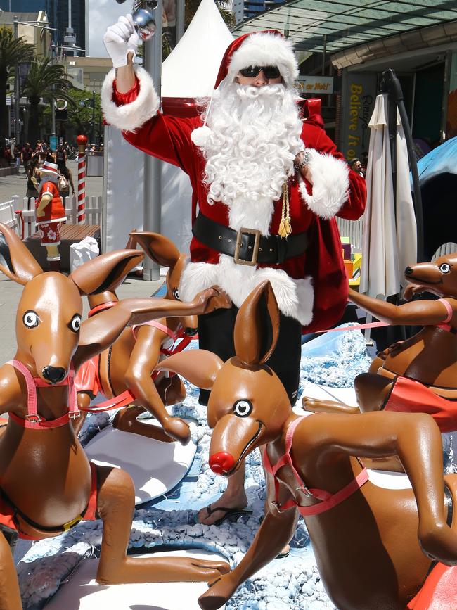 Australians have never been ones to take Christmas seriously. Picture Glenn hampson