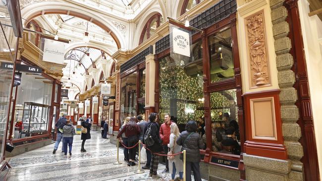 A bitter legal dispute could force the Hopetoun Tea Rooms too shut up shop. Picture: Alex Coppel