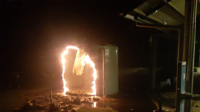 Caboolture Region Environmental Education Centre (CREEC) was vandalised on Sunday morning. Pic: Supplied