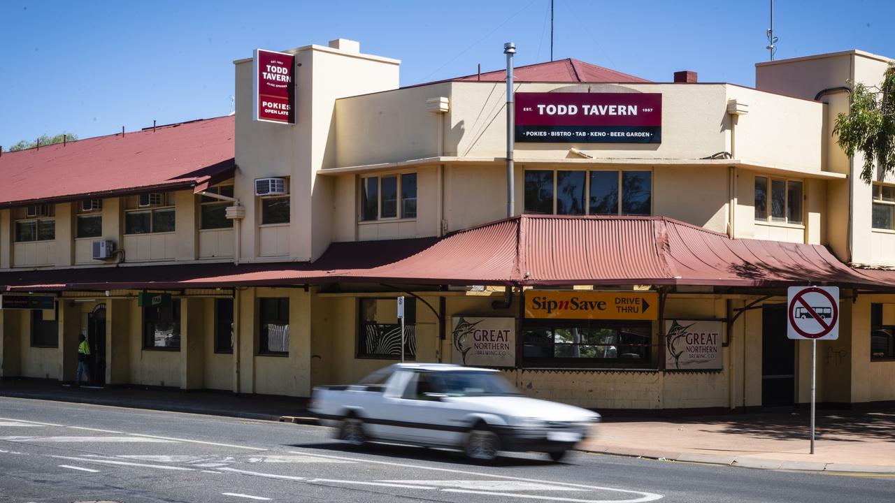 That same month NT Police used emergency powers to shut down the Todd Tavern for 48 hours for after allegations of multiple domestic violence assaults on or near the pub Picture: Kevin Farmer