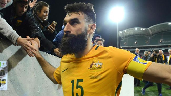 Mile Jedinak has played for the Socceroos since a win over Saudi Arabia in June.