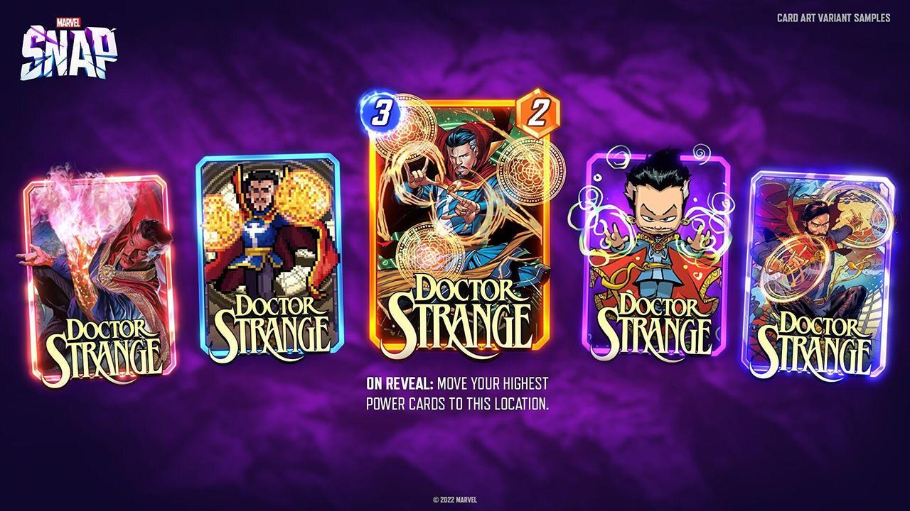 Marvel Snap features cards and characters from across the Marvel universe. Picture: Marvel/Nuverse