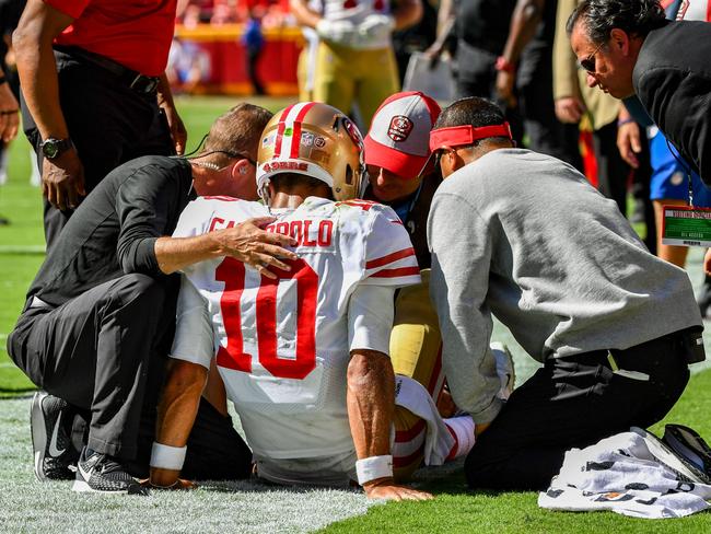 Jimmy Garoppolo, George Kittle add to 49ers' injury nightmare