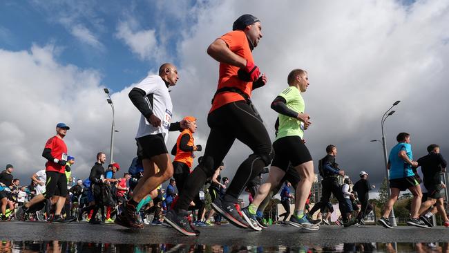 It’s never too late to start running — even if you don’t buy a pair of trainers until you are in your 60s. Picture: Reuters