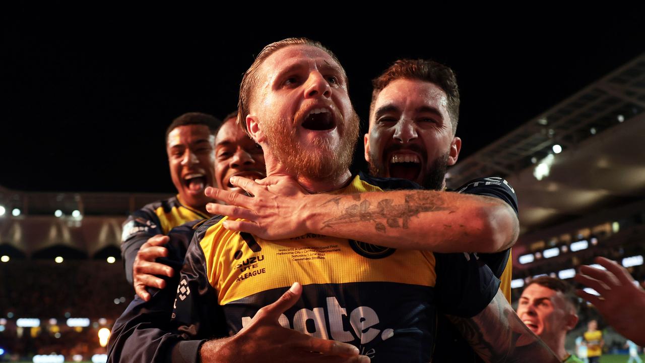 Jason Cummins scored a hat-trick. Photo by Mark Metcalfe/Getty Images