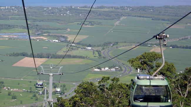 The cableway being investigated by Gold Coast City Council would likely be similar to the Skyrail Rainforest Cableway at Cairns.