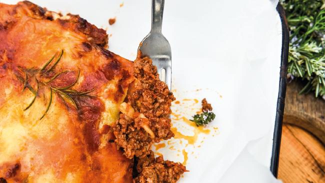 Johnny Ripe makes one of the best lasagne’s on the Mornington Peninsula. Picture: supplied