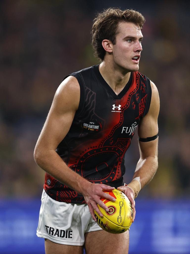 Is Zach Reid Essendon’s long-term fullback? Picture: Michael Klein