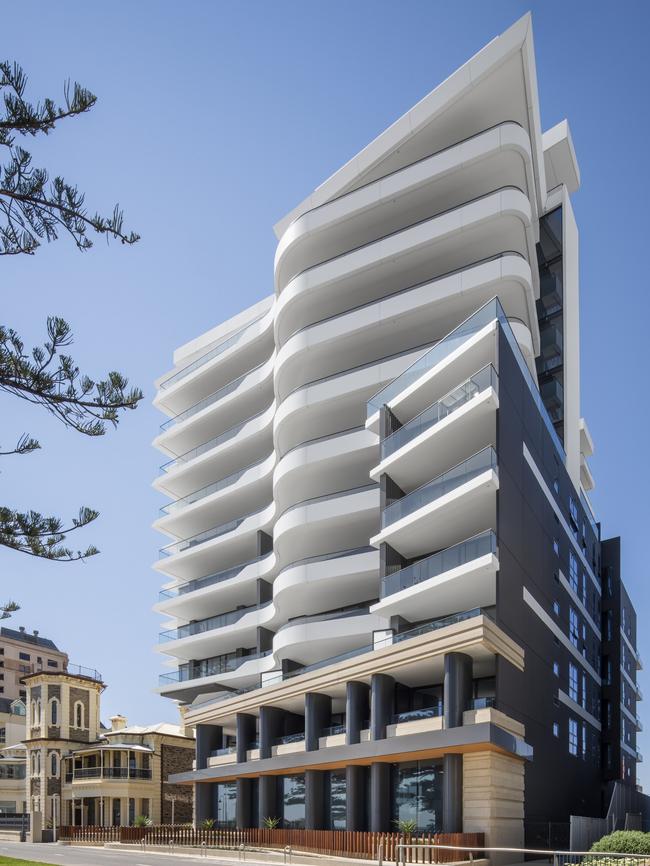 Chasecrown EI8HT apartments, South Esplanade, Glenelg. Supplied by Chasecrown