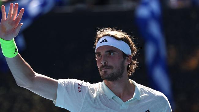 Stefanos Tsitsipas is back healthy. (Photo by David GRAY / AFP)