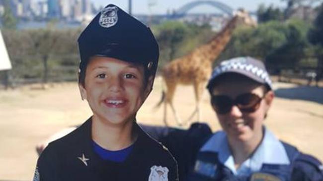 A huge smile for Caleb M Neely’s “visit’ to Taronga Zoo. Picture: Harbourside LAC