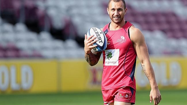 Quade Cooper has returned to training with the Reds. File photo